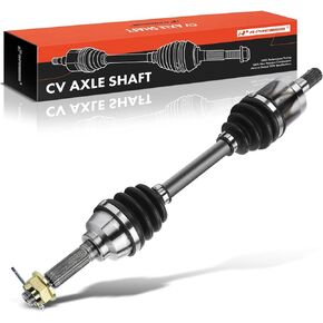 A-Premium Pair (2) Front CV Axle Shaft Assembly Compatible with Suzuki Eiger 400 4x4 2002-2007, Driver and Passenger Side, Replace# 54902-38F01