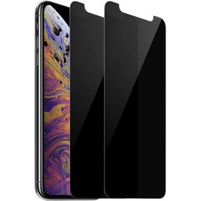 Cell Phone Tempered Glass Privacy Screen Protector(Black,2 Pack),Compatible iPhone 11/XR 6.1" Screen HD Clarity 3D Touch 9H Hardness Anti-Spy Anti-Scratch Anti-Glare,Easy Install Bubble Free