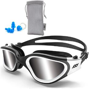 POLARS DESIGN Swim Goggles, Polarized Swimming Goggles Anti-fog for Adult Men Women
