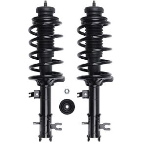 AUTOMUTO Front Pair Complete Struts Spring Assembly Shock Absorber Compatible with 2004-2011 for Chevy Aveo, 2006-2009 for Chevy Aveo5, 09 for Pontiac G3, 2005-08 for Pontiac Wave Struts 172296 172295