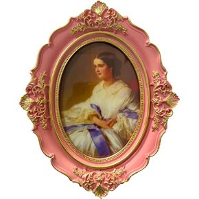 Kaolituis 10x12 Picture Frame Baroque Oval Frame 10 x 12 Wedding Picture Frames Fit Picture 10 by 12 in Gold for Wall and Tabletop Display