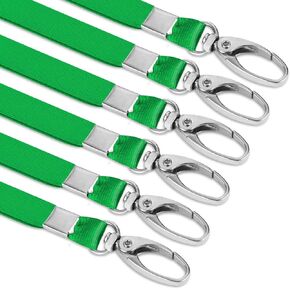 Lanyards Bulk 50 Pack Lanyards for Id Badges Kids Lanyard with Clips Swivel Hook