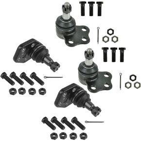 4 Piece Kit Upper Lower Ball Joint LH RH for 00-02 Ram 2500 3500 2WD Pickup