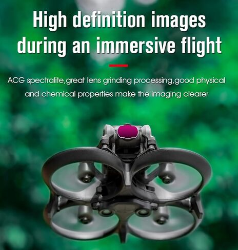 مجموعة مرشحات عدسة الطائرة بدون طيار مكونة من 4 قطع لملحقات المرشحات متعددة الطبقات DJI Avata، ND8+ND16+ND32+ND64 in Kuwait