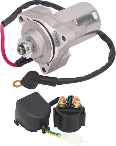 محرك بدء التشغيل ومرحل الملف اللولبي لـ Tao Tao 50cc 70 cc 90cc 125cc 110cc ATV Coolster 4 عجلات صينية للدراجة الترابية 4 عجلات Go Karts Dune Buggy Sandrail Quad SSR Roketa SunL in Saudi Arabia