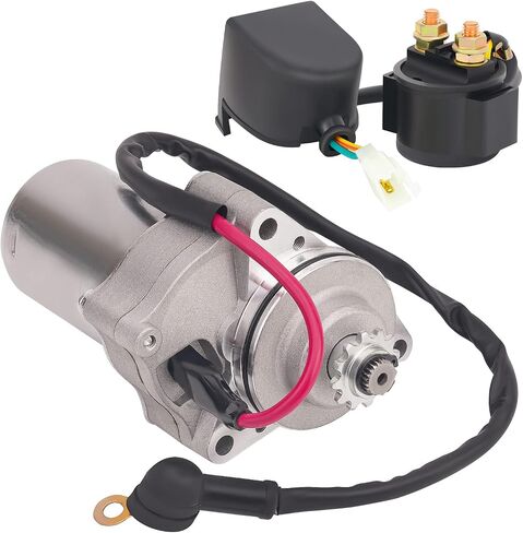 محرك بدء التشغيل ومرحل الملف اللولبي لـ Tao Tao 50cc 70 cc 90cc 125cc 110cc ATV Coolster 4 عجلات صينية للدراجة الترابية 4 عجلات Go Karts Dune Buggy Sandrail Quad SSR Roketa SunL in Saudi Arabia