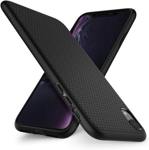 Spigen Liquid Air Armor مصمم لحافظة iPhone XR (2018) - أسود مطفي in Saudi Arabia