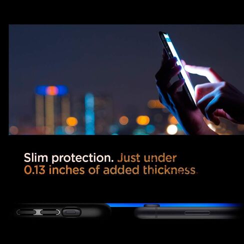 Spigen Liquid Air Armor مصمم لحافظة iPhone XR (2018) - أسود مطفي in Saudi Arabia