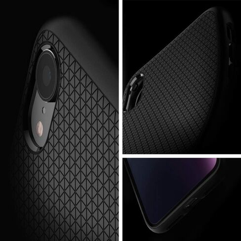 Spigen Liquid Air Armor مصمم لحافظة iPhone XR (2018) - أسود مطفي in Saudi Arabia