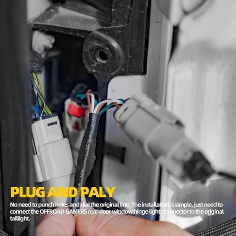 Bronco Rear Window Hinge Lights Plug and Play High Mount Stop Reversing Lights Compatible With Ford Bronco 2021+ Bronco LED Brake Running Reversing light in Kuwait