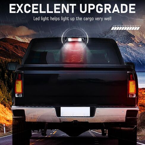 استبدال ضوء الفرامل الثالث LED عالي التركيب لـ 2016-2021 Toyota Tacoma 81570-04050 81570-04051 (عدسة شفافة لغطاء الكروم) in Saudi Arabia