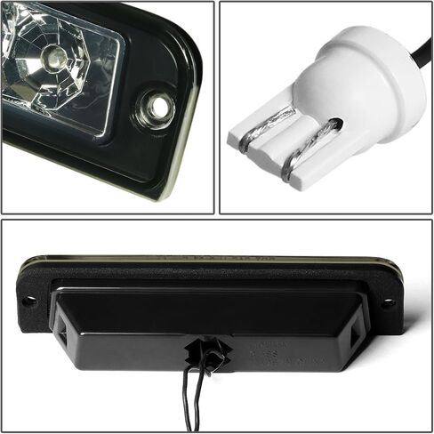 DNA MOTORING 3BL-JW97-LED-BK-SM Black Housing LED Third Tail Brake Light [Compatible with 97-06 Jeep Wrangler] in Saudi Arabia