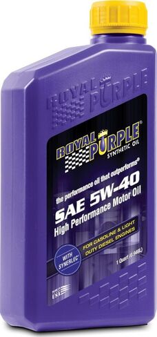 Royal Purple (06540-6PK API-Licensed Heavy Duty SAE 5W-40 High Performance Synthetic Motor Oil - 1 Quart, (Case of 6) in Saudi Arabia
