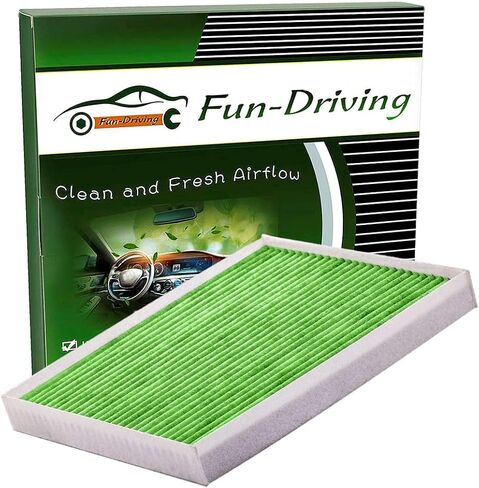 FD160 Cabin Air Filter for Tucson (16-21),Kona (18-22),Veloster(19-21),VELOSTER N (19-21),VENUE(20-22),Sportage (17-22),SELTOS(2021-2022),Soul(20-22),Replace CF12160,Melt-Blown Nonwoven and Charcoal in Saudi Arabia