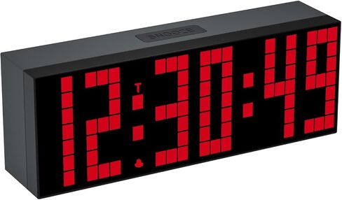 ساعة منبه رقمية، ساعة LED رقمية 2 بوصة، 7 خيارات ألوان، سطوع قابل للتعديل، ساعة العد التنازلي مع جهاز التحكم عن بعد، التقويم وعرض درجة الحرارة على مدار الساعة لغرفة النوم in Saudi Arabia