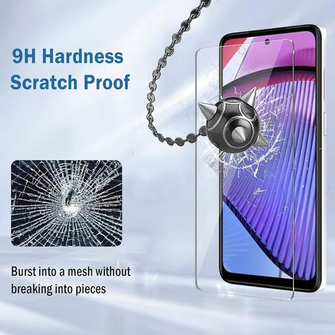 عبوتان متوافقتان مع واقي شاشة Motorola Moto G54/ G54 Power 5G، تغطية كاملة لفيلم زجاج مقوى 9H، مقاوم للخدش عالي الدقة، خالٍ من الفقاعات لواقي شاشة Motorola G54 in Kuwait
