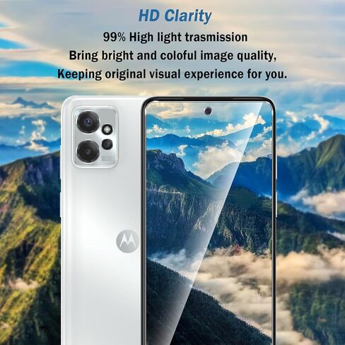 عبوتان متوافقتان مع واقي شاشة Motorola Moto G54/ G54 Power 5G، تغطية كاملة لفيلم زجاج مقوى 9H، مقاوم للخدش عالي الدقة، خالٍ من الفقاعات لواقي شاشة Motorola G54 in Kuwait