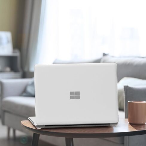 iCasso Case for Microsoft Surface Laptop 5/4/3 13.5 inch 2022-2019 Release with Metal Keyboard (Models: 1951/1868), Protective Hard Shell Case & Keyboard Cover, Crystal Clear Glitter in Saudi Arabia