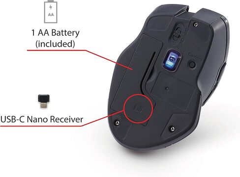 Verbatim Wireless USB-C Mouse, Red, 2.4GHz in Saudi Arabia