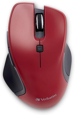 Verbatim Wireless USB-C Mouse, Red, 2.4GHz in Saudi Arabia