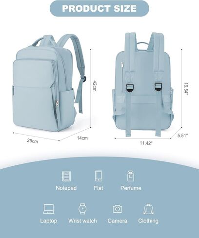 Black School Backpack for Women College Essentials Mochila Casual daypack Backpacks for Girls School Bag Laptop Computer Waterproof Lightweight Backpack with Laptop Compartment in Saudi Arabia