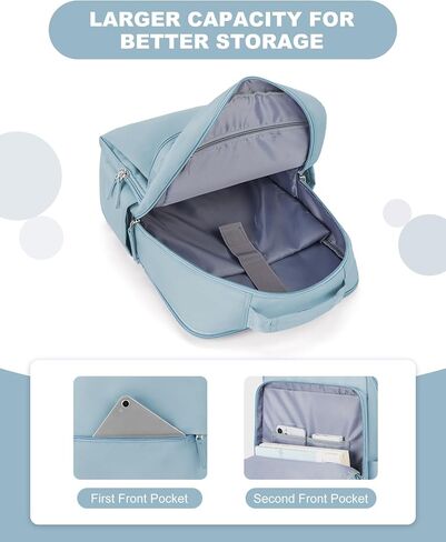 Black School Backpack for Women College Essentials Mochila Casual daypack Backpacks for Girls School Bag Laptop Computer Waterproof Lightweight Backpack with Laptop Compartment in Saudi Arabia