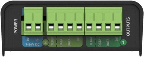 Enttec 71030 DIN Ethergate POE Dual Universe Ethernet إلى Dual DMX RDM محول حزمة مع كابل إضاءة DMX 3-Pin وقماش تلميع الصوت السائل in Saudi Arabia