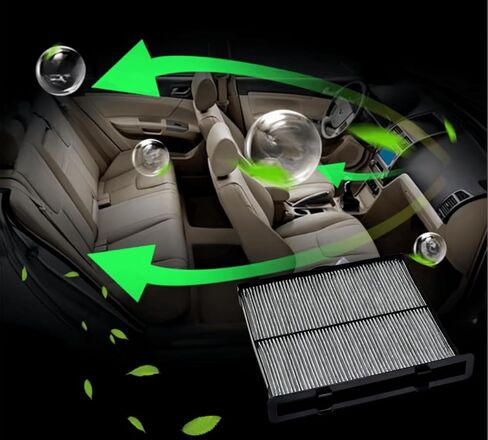 فلتر هواء المقصورة JTCAF156-C2 لـ 2023-2019 Forester، 2023-2022 WRX، بديل لـ CF12775،72880FL000، PA10432 042-2257 CAF10039P PC99497P C31755 C31464 CAF15040P VCA-2072 WCAF10 039 ص in Kuwait