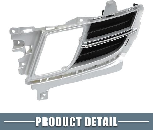 الجبهة اليسرى الجانب الأيمن شبكة مصابيح الضباب غطاء الكسوة رقم GS3M50C10J لمازدا 6 2009 2010 الفضة لهجة 1 زوج in Saudi Arabia