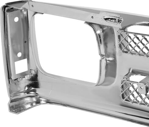 شواية شبكية من DNA MOTORING OE بتصميم فضي ماسي متوافقة مع بليزر 91-94 S10، 91-93 S10، كروم، OEM-GR-GM1200326 in Saudi Arabia