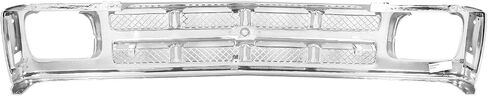 شواية شبكية من DNA MOTORING OE بتصميم فضي ماسي متوافقة مع بليزر 91-94 S10، 91-93 S10، كروم، OEM-GR-GM1200326 in Saudi Arabia