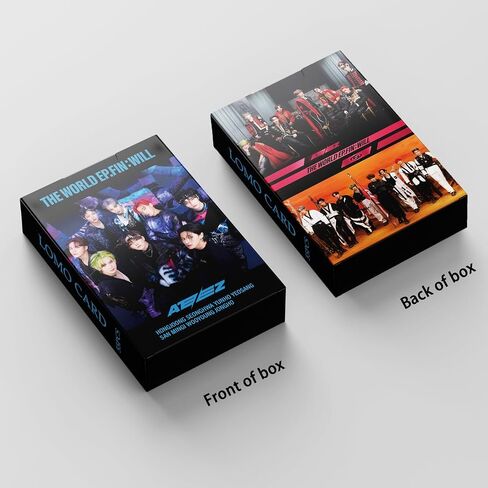 55pcs ATEEZ Photocard ATEEZ THE WORLD EP.FIN : WILL LOMO Cards ATEEZ New Album THE WORLD EP.FIN : WILL ATEEZ LOMO Cards KPOP ATEEZ Photocard Gift for Fans Daughter ATEEZ Album Cards ATEEZ Merch in Saudi Arabia