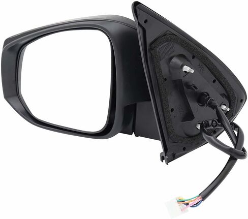 Left Driver Side Mirror Fit for Tacoma 2016-2023, Glossy Black Door Mirror with Turn Signal Heated Power Glass Without Blind Spot Detection Replace for TO1320349 (7 Pins) in Saudi Arabia