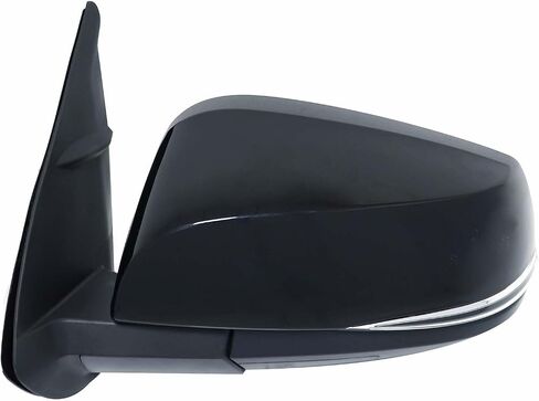Left Driver Side Mirror Fit for Tacoma 2016-2023, Glossy Black Door Mirror with Turn Signal Heated Power Glass Without Blind Spot Detection Replace for TO1320349 (7 Pins) in Saudi Arabia