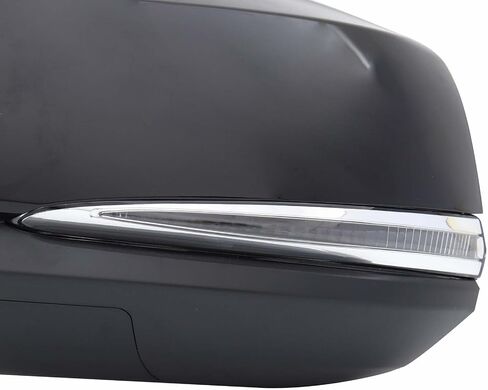 Left Driver Side Mirror Fit for Tacoma 2016-2023, Glossy Black Door Mirror with Turn Signal Heated Power Glass Without Blind Spot Detection Replace for TO1320349 (7 Pins) in Saudi Arabia
