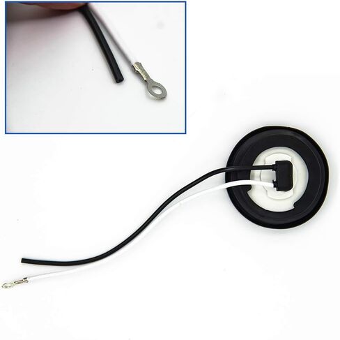 DT 4pcs 2 Inch Round Amber LED IP65 Waterproof LED Side Marker Clearance Light in Saudi Arabia