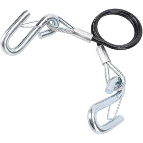 كابل سحب السلامة مقطورة مع خطاف S 3500 رطل الحمل تحمل 27.6 بوضع الحد الأقصى لحبل سحب الربيع للربع لرفاق RV (مع خطاف واحد) in Kuwait