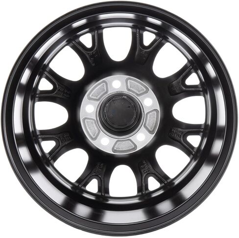RecPro RV T16 Aluminum Wheel | Black Metal Rim | 14" x 5.5" | 4.5" BP | Intended for Towables in Saudi Arabia
