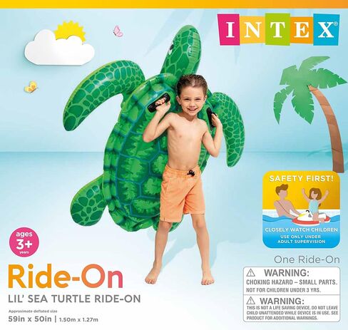 INTEX Giant Lobster Inflatable Pool Float: Animal Pool Toy For Kids – 4 Heavy-Duty Handles – 176lb Weight Capacity – 84" x 54" – For Ages 3+ in Saudi Arabia