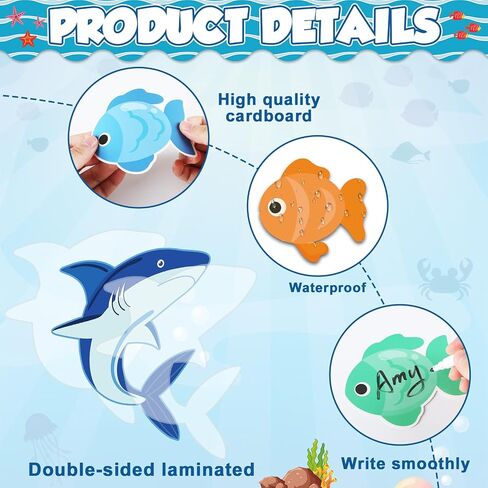 تحت Sea Bulletin Board مجموعة الصيف في أوشن فصول البحر الديكور البحر حيوانات البحر القابلة للكتابة قطع ورق الأسماك الملونة نحن لوحة نشرة مستقبلية من أجل العودة إلى المدرسة ديكور جدار السبورة in Saudi Arabia