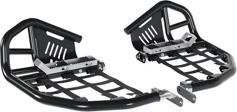 Kuafu nerf bars foot peg yeel guard متوافق مع 1999-2014 Honda 400ex 400x (Nerfs Black + Black Nets) in Kuwait