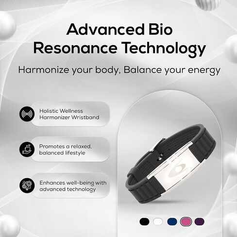 EMF Bodyband Plus+ سوار - معصم تنسيق شامل للرجال والنساء (أسود) in Kuwait