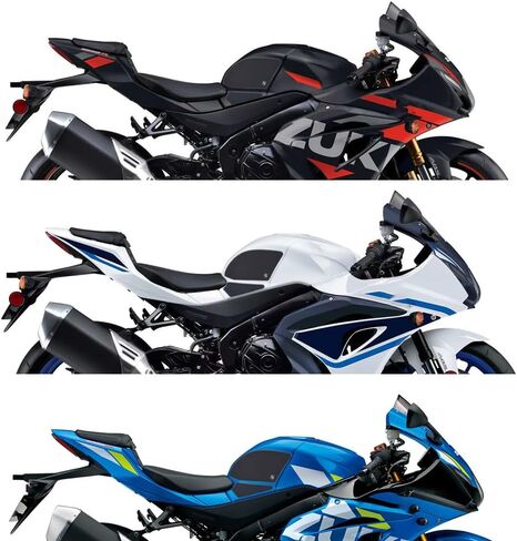 For GSXR1000R GSXR 1000R GSXR-1000R 2017-2025 Motorcycle Side Fuel GSXR1000 GSXR 1000 Tank pad Tank Pads Protector Stickers Decal Gas Knee Grip Traction Pad Tankpad black in Saudi Arabia