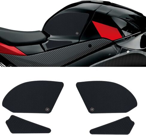 For GSXR1000R GSXR 1000R GSXR-1000R 2017-2025 Motorcycle Side Fuel GSXR1000 GSXR 1000 Tank pad Tank Pads Protector Stickers Decal Gas Knee Grip Traction Pad Tankpad black in Saudi Arabia