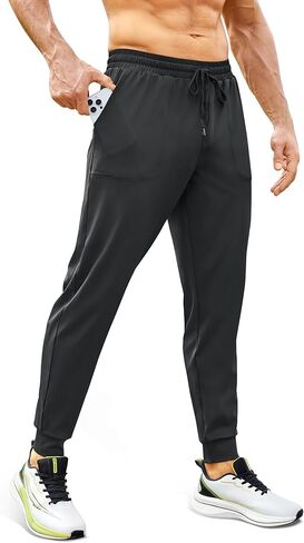 ركض الرجال مع Mesh & Zipper Pocket مدببة الوزن الخفيف وزن السراويل الرياضية المسار الرياضي لتمرين الصالة الرياضية تشغيل in Kuwait