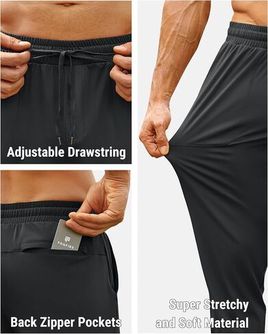 ركض الرجال مع Mesh & Zipper Pocket مدببة الوزن الخفيف وزن السراويل الرياضية المسار الرياضي لتمرين الصالة الرياضية تشغيل in Kuwait