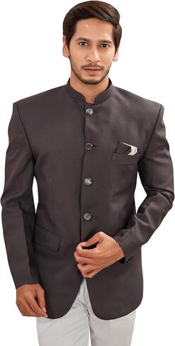 الهندي العرقي Jodhpuri عرضة ضئيلة النحافة معطف الخصر باندهغالا سترة للرجال (فقط سترة جودبوري) in Kuwait