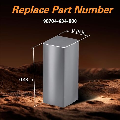 5 PCS Crank Pulley Keys متوافقة مع Honda Accord 1976-1989 Civic 1974-2005 CR-V 1997-2001 CRX Prelude Del Acura Integra 1986-2001 استبدال # 90704-634-000 in Kuwait