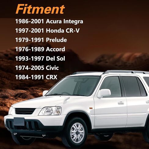 5 PCS Crank Pulley Keys متوافقة مع Honda Accord 1976-1989 Civic 1974-2005 CR-V 1997-2001 CRX Prelude Del Acura Integra 1986-2001 استبدال # 90704-634-000 in Kuwait