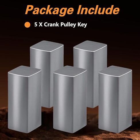 5 PCS Crank Pulley Keys متوافقة مع Honda Accord 1976-1989 Civic 1974-2005 CR-V 1997-2001 CRX Prelude Del Acura Integra 1986-2001 استبدال # 90704-634-000 in Kuwait